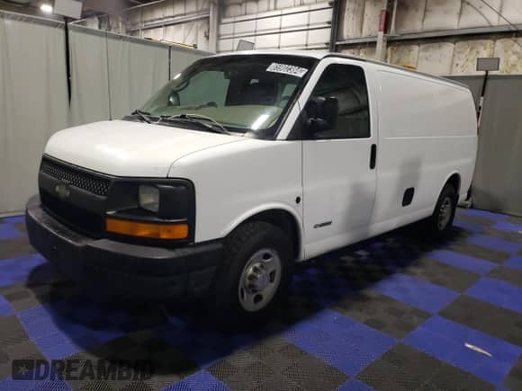 2004 Chevrolet Express Cargo с VIN 1GCGG25U941191984, выставлен на аукционе Copart как лот 85902384 с пробегом 187 377 миль миль и Чистый • Clean title. История ставок и продаж доступна на DreamBid. Изображение 1.