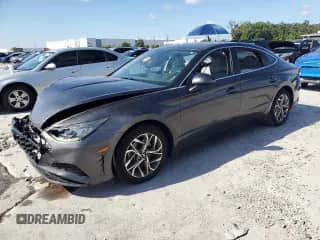 2021 Hyundai Sonata SEL с VIN 5NPEL4JAXMH117279, выставлен на аукционе Copart как лот 81951865 с пробегом 90 729 миль миль и На запчасти • Non repairable. История ставок и продаж доступна на DreamBid. Изображение 1.
