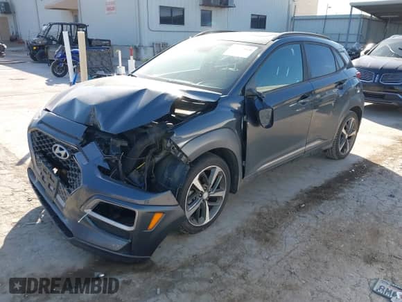 2019 Hyundai Kona Ultimate с VIN KM8K53A5XKU381384, выставлен на аукционе IAAI как лот 42872610 с пробегом 79 156 миль миль и . История ставок и продаж доступна на DreamBid. Изображение 2.