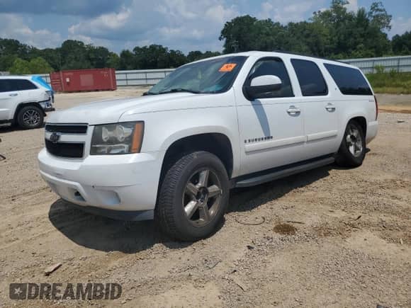 2008 Chevrolet Suburban 3LT z VIN 3GNFC16048G157916, wystawiony jako Copart lot #69308085 z przebiegiem Nie podano mil oraz Szkoda całkowita • Salvage title. Historia ofert i sprzedaży dostępna na DreamBid. Obrazek 1.