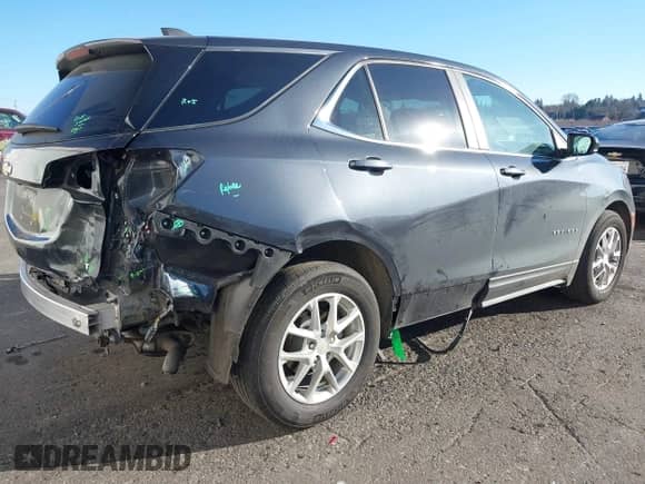 2022 Chevrolet Equinox LT с VIN 2GNAXJEV8N6142600, выставлен на аукционе IAAI как лот 41434931 с пробегом 42 197 миль миль и . История ставок и продаж доступна на DreamBid. Изображение 4.