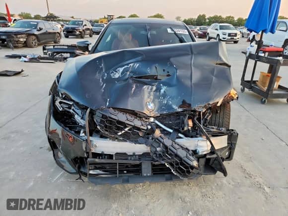 2025 BMW 3 Series M340i xDrive с VIN 3MW69FT02S8F20270, выставлен на аукционе Copart как лот 80534155 с пробегом 10 700 миль миль и Списание • Salvage title. История ставок и продаж доступна на DreamBid. Изображение 5.