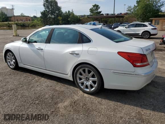 2011 Hyundai Equus Ultimate с VIN KMHGH4JF3BU034846, выставлен на аукционе Copart как лот 65610245 с пробегом 134 268 миль миль и Списание • Salvage title. История ставок и продаж доступна на DreamBid. Изображение 2.