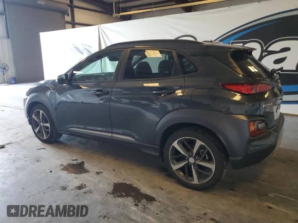 2018 Hyundai Kona Limited z VIN KM8K33A59JU122549, wystawiony jako Copart lot #70593605 z przebiegiem 84 821 mil mil oraz Czysty tytuł • Clean title. Historia ofert i sprzedaży dostępna na DreamBid. Obrazek 2.