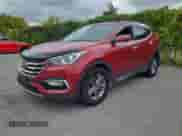 2017 Hyundai Santa Fe 2.4L z VIN 5XYZUDLB2HG481343, wystawiony jako Copart lot #84001085 z przebiegiem 134 027 mil mil oraz Czysty tytuł • Clean title. Historia ofert i sprzedaży dostępna na DreamBid. Obrazek 2.