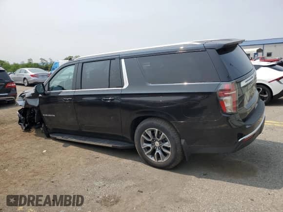 2024 Chevrolet Suburban LT с VIN 1GNSKCKD7RR381169, выставлен на аукционе Copart как лот 58893415 с пробегом 8 147 миль миль и Списание • Salvage title. История ставок и продаж доступна на DreamBid. Изображение 2.