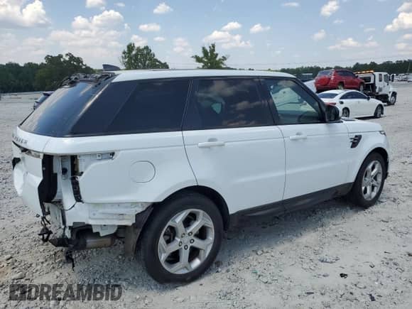 2018 Land Rover Range Rover Sport HSE with VIN SALWR2RVXJA194535, listed as a Copart auction lot 62992105 with 89,454 mi miles and Salvage title. Bid and sale history available at DreamBid. Image 3.