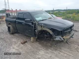 2014 Ram 1500 Tradesman with VIN 1C6RR7FT3ES215320, listed as a IAAI auction lot 42340179 with 164,038 mi miles and . Bid and sale history available at DreamBid. Image 1.