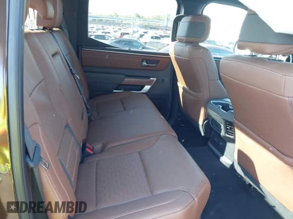 2024 Toyota Tundra 1794 Edition with VIN 5TFMA5DB1RX201000, listed as a IAAI auction lot 42174097 with 7,110 mi miles and . Bid and sale history available at DreamBid. Image 8.