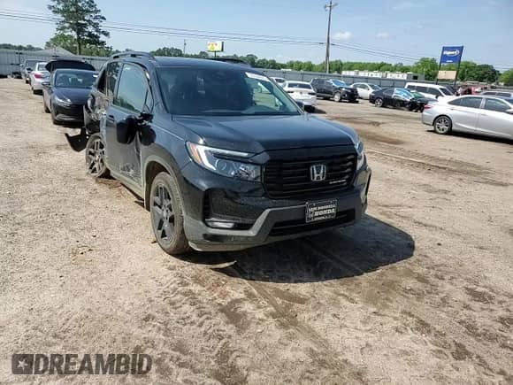 2024 Honda Passport Black Edition with VIN 5FNYF8H86RB022383, listed as a Copart auction lot 55334605 with 9,725 mi miles and Salvage title. Bid and sale history available at DreamBid. Image 14.