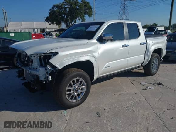 2024 Toyota Tacoma SR5 with VIN 3TYLB5JN9RT049484, listed as a IAAI auction lot 43107514 with 10,129 mi miles and . Bid and sale history available at DreamBid. Image 2.