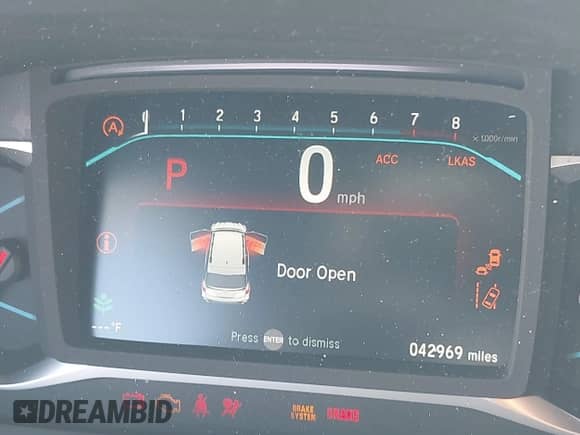 2021 Honda Passport EX-L with VIN 5FNYF7H5XMB013923, listed as a IAAI auction lot 41669295 with 42,969 mi miles and . Bid and sale history available at DreamBid. Image 14.