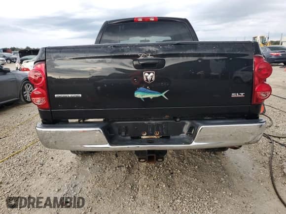 2007 Dodge 1500 SLT z VIN 3D7KR19D87G838900, wystawiony jako Copart lot #74038994 z przebiegiem 270 039 mil mil oraz Szkoda całkowita • Salvage title. Historia ofert i sprzedaży dostępna na DreamBid. Obrazek 6.