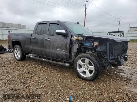 2015 Chevrolet Silverado 1500 Work Truck with VIN 1GCRCPEC5FZ429584, listed as a Copart auction lot 57485365 with 100,671 mi miles and Salvage title. Bid and sale history available at DreamBid. Image 4.