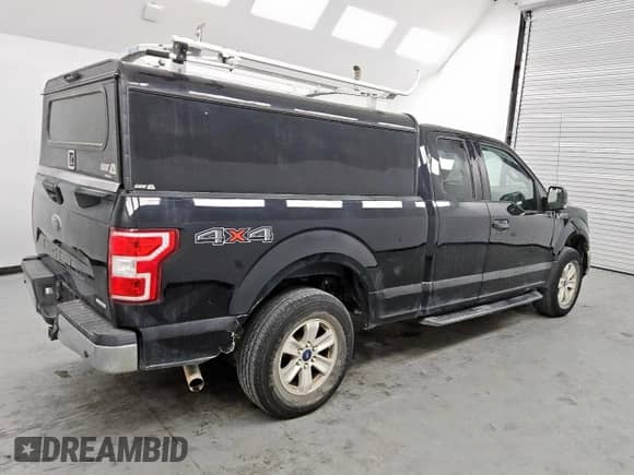 2018 Ford F-150 XLT z VIN 1FTEX1EP5JKD95750, wystawiony jako Copart lot #85900405 z przebiegiem 184 263 mil mil oraz Czysty tytuł • Clean title. Historia ofert i sprzedaży dostępna na DreamBid. Obrazek 3.