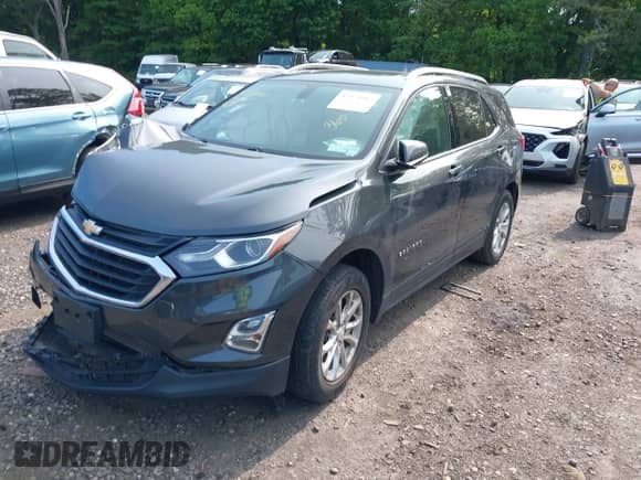 2019 Chevrolet Equinox LT with VIN 3GNAXUEV2KL173379, listed as a IAAI auction lot 42379507 with 38,459 mi miles and . Bid and sale history available at DreamBid. Image 2.