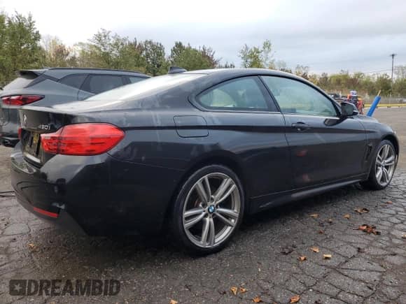 2017 BMW 4 Series 430i xDrive with VIN WBA4R9C34HK878724, listed as a Copart auction lot 81706295 with 83,718 mi miles and Clean title. Bid and sale history available at DreamBid. Image 3.