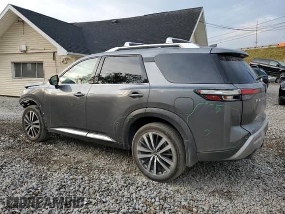 2025 Nissan Pathfinder Platinum с VIN 5N1DR3DK3SC248051, выставлен на аукционе Copart как лот 81597255 с пробегом 2 319 миль миль и Списание • Salvage title. История ставок и продаж доступна на DreamBid. Изображение 2.