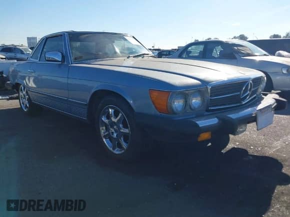 1985 Mercedes-Benz 380 with VIN WDBBA45C6FA020254, listed as a IAAI auction lot 41254573 with 74,344 mi miles and . Bid and sale history available at DreamBid. Image 1.