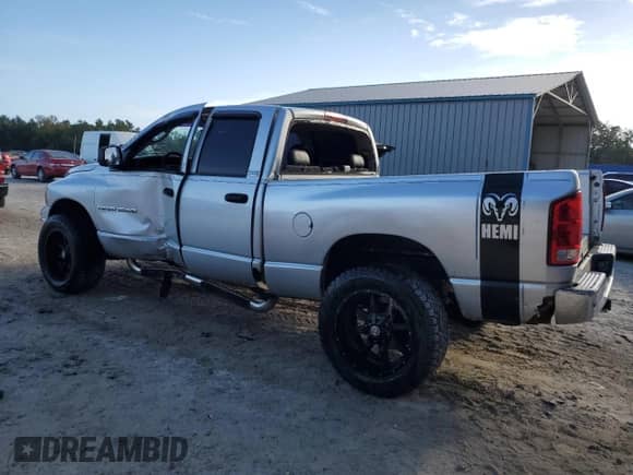 2004 Dodge 1500 SLT with VIN 1D7HU18D84S671369, listed as a Copart auction lot 84561975 with 212,752 mi miles and Salvage title. Bid and sale history available at DreamBid. Image 2.