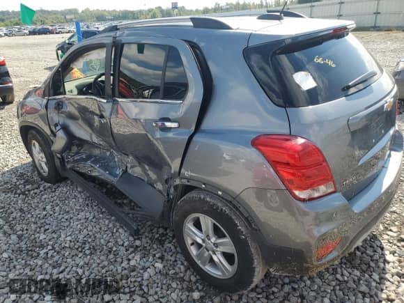 2020 Chevrolet Trax LT z VIN 3GNCJLSB0LL328141, wystawiony jako Copart lot #83783365 z przebiegiem Nie podano mil oraz Czysty tytuł • Clean title. Historia ofert i sprzedaży dostępna na DreamBid. Obrazek 2.