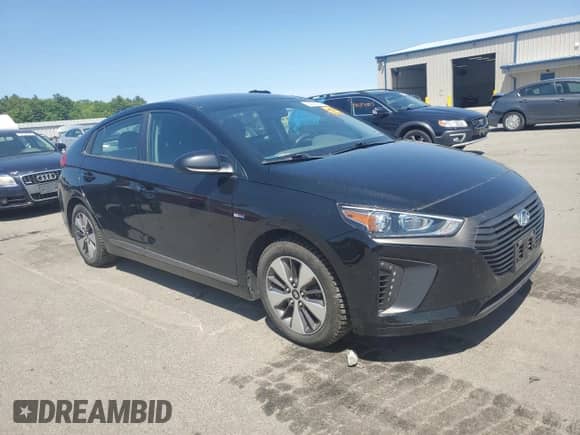 2019 Hyundai Ioniq with VIN KMHC65LD6KU168921, listed as a Copart auction lot 58260695 with 52,365 mi miles and Salvage title. Bid and sale history available at DreamBid. Image 4.