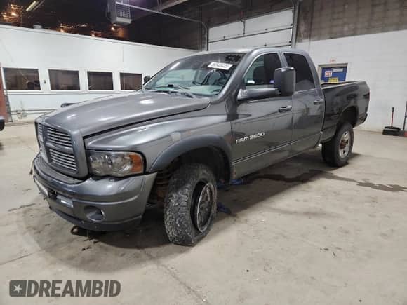 2003 Dodge 2500 ST with VIN 3D7KU28C73G860300, listed as a Copart auction lot 86540435 with 280,857 mi miles and Clean title. Bid and sale history available at DreamBid. Image 1.