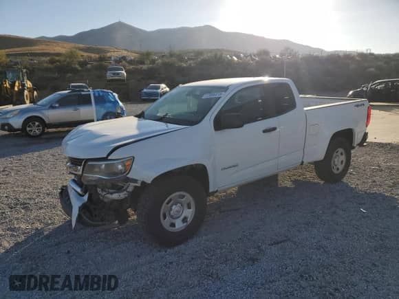 2018 Chevrolet Colorado 4WD Work Truck with VIN 1GCHTBEA8J1307077, listed as a Copart auction lot 72056415 with 115,555 mi miles and Salvage title. Bid and sale history available at DreamBid. Image 1.