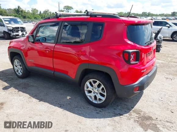 2018 Jeep Renegade Latitude with VIN ZACCJBBBXJPG79324, listed as a IAAI auction lot 43241592 with 83,167 mi miles and . Bid and sale history available at DreamBid. Image 3.