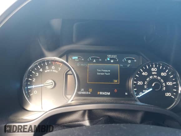 2018 Ford F-150 XL with VIN 1FTEW1E58JKF50938, listed as a Copart auction lot 81024385 with 122,433 mi miles and Salvage title. Bid and sale history available at DreamBid. Image 9.