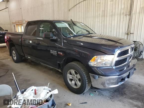 2019 Ram 1500 Big Horn with VIN 1C6RR7TT2KS576554, listed as a Copart auction lot 69322555 with 92,736 mi miles and Salvage title. Bid and sale history available at DreamBid. Image 4.