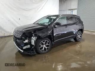 2024 Jeep Compass Limited с VIN 3C4NJDCN0RT124920, выставлен на аукционе Copart как лот 67749885 с пробегом 68 327 миль миль и Чистый • Clean title. История ставок и продаж доступна на DreamBid. Изображение 1.