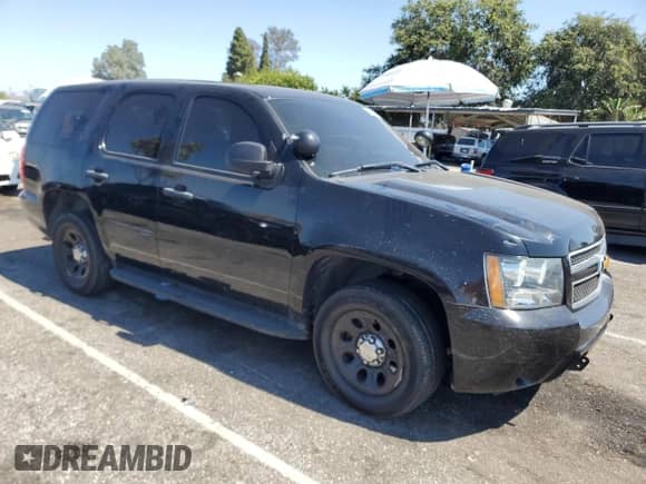 2013 Chevrolet Tahoe Commercial with VIN 1GNLC2E00DR256429, listed as a Copart auction lot 67590515 with Not provided miles and Salvage title. Bid and sale history available at DreamBid. Image 4.