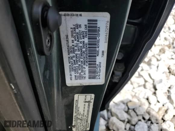 2002 Toyota Camry LE с VIN 4T1BE32K92U502491, выставлен на аукционе Copart как лот 89493885 с пробегом Не указан миль и Списание • Salvage title. История ставок и продаж доступна на DreamBid. Изображение 12.