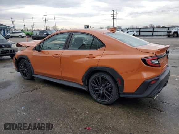 2022 Subaru WRX Premium with VIN JF1VBAH66N8027250, listed as a Copart auction lot 86513694 with 14,669 mi miles and Salvage title. Bid and sale history available at DreamBid. Image 2.