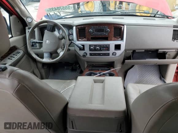 2008 Dodge RAM with VIN 3D7ML39AX8G236755, listed as a Copart auction lot 55570435 with 238,168 mi miles and Salvage title. Bid and sale history available at DreamBid. Image 8.