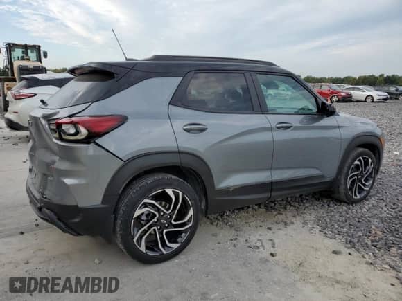 2024 Chevrolet TrailBlazer RS with VIN KL79MTSL2RB180696, listed as a Copart auction lot 84775715 with 25,924 mi miles and Clean title. Bid and sale history available at DreamBid. Image 3.