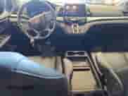 2021 Honda Odyssey EX-L with VIN 5FNRL6H79MB028468, listed as a Copart auction lot 80837545 with 77,630 mi miles and Salvage title. Bid and sale history available at DreamBid. Image 8.