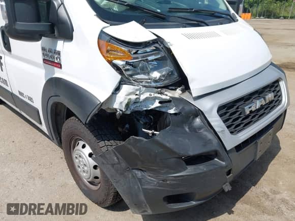 2019 Ram ProMaster Cargo with VIN 3C6TRVBG6KE512941, listed as a IAAI auction lot 42960578 with 101,047 mi miles and . Bid and sale history available at DreamBid. Image 6.