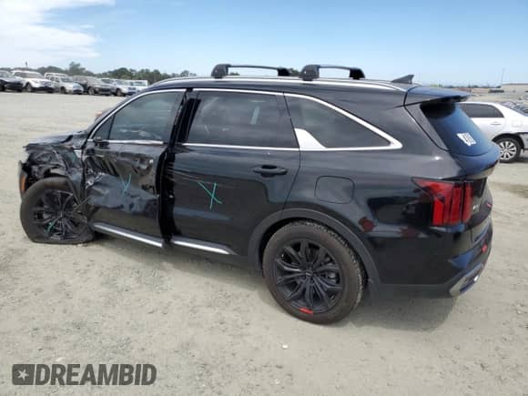 2022 Kia Sorento SX Prestige with VIN KNDRMDLH6N5088261, listed as a Copart auction lot 67133025 with 57,902 mi miles and Salvage title. Bid and sale history available at DreamBid. Image 2.