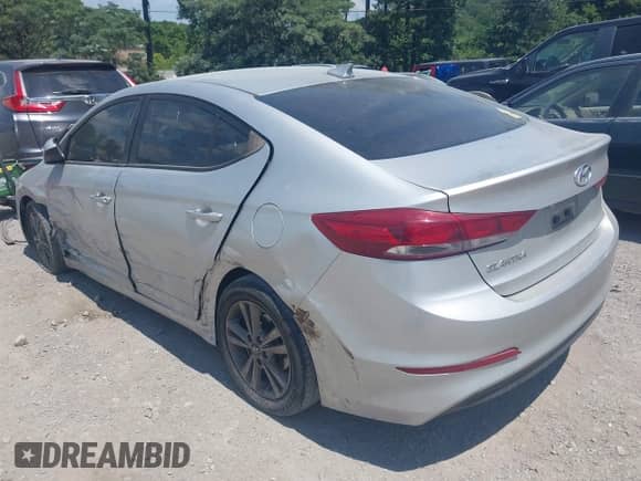 2018 Hyundai Elantra SEL with VIN 5NPD84LF4JH254672, listed as a IAAI auction lot 42847695 with 146,108 mi miles and . Bid and sale history available at DreamBid. Image 3.