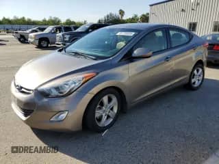 2013 Hyundai Elantra GLS with VIN 5NPDH4AE9DH280005, listed as a Copart auction lot 81735935 with 57,986 mi miles and Salvage title. Bid and sale history available at DreamBid. Image 1.