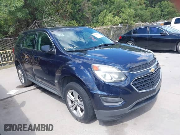 2016 Chevrolet Equinox LS z VIN 2GNALBEK6G1129352, wystawiony jako IAAI lot #43281604 z przebiegiem 207 305 mil mil oraz . Historia ofert i sprzedaży dostępna na DreamBid. Obrazek 1.