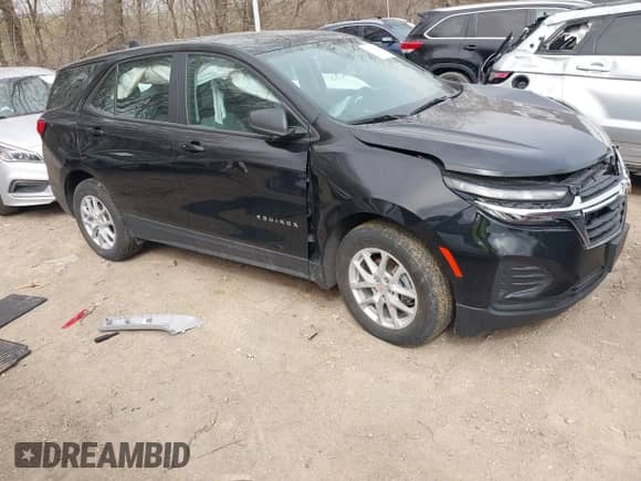 2023 Chevrolet Equinox LS с VIN 3GNAX5EG1PL254954, выставлен на аукционе IAAI как лот 41821208 с пробегом 25 миль миль и . История ставок и продаж доступна на DreamBid. Изображение 1.