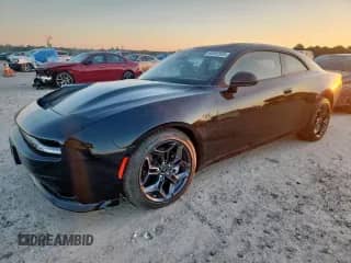 2025 Dodge Charger R/T with VIN 2C3CDBCK1SR543123, listed as a Copart auction lot 80889935 with 25 mi miles and Salvage title. Bid and sale history available at DreamBid. Image 1.