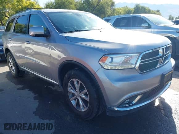 2016 Dodge Durango Limited with VIN 1C4RDJDG9GC449162, listed as a IAAI auction lot 43293840 with 114,229 mi miles and . Bid and sale history available at DreamBid. Image 1.