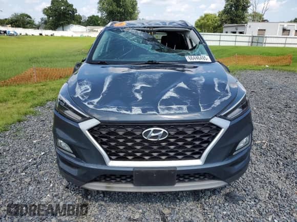2021 Hyundai Tucson Ultimate with VIN KM8J33AL7MU385346, listed as a Copart auction lot 66446495 with 56,886 mi miles and Salvage title. Bid and sale history available at DreamBid. Image 5.