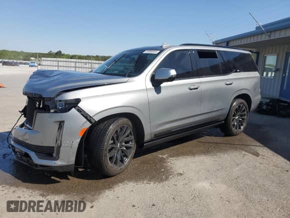 2023 Cadillac Escalade 4WD Sport Platinum with VIN 1GYS4GKL3PR534493, listed as a Copart auction lot 53098555 with 16,557 mi miles and Salvage title. Bid and sale history available at DreamBid. Image 1.