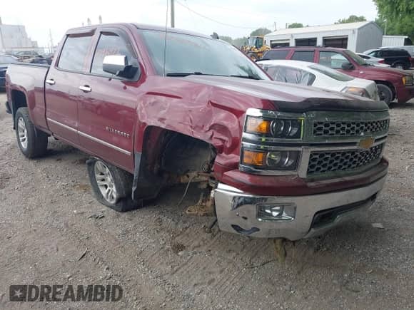2014 Chevrolet Silverado 1500 LTZ with VIN 3GCUKSEC0EG229310, listed as a IAAI auction lot 42961922 with 121,123 mi miles and . Bid and sale history available at DreamBid. Image 1.