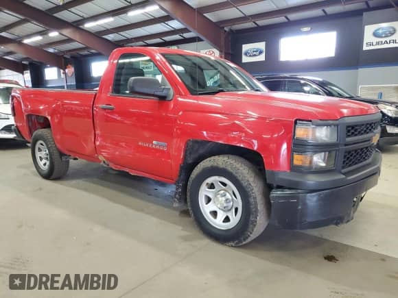 2014 Chevrolet Silverado 1500 Work Truck z VIN 1GCNKPEH8EZ321956, wystawiony jako Copart lot #90006375 z przebiegiem 79 019 mil mil oraz Czysty tytuł • Clean title. Historia ofert i sprzedaży dostępna na DreamBid. Obrazek 4.